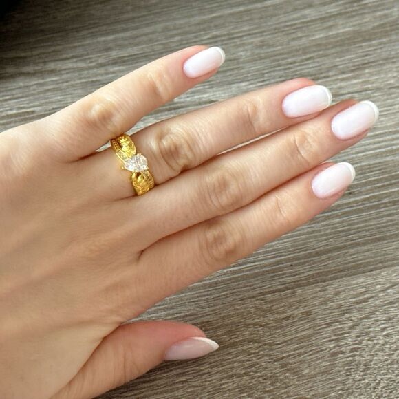 Vintage style ring N724 - Picture 3 of 5